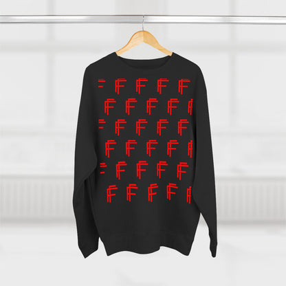 Frenzy - Unisex Crew neck Sweatshirt with Bold Red Design. - Fitness Frenzy