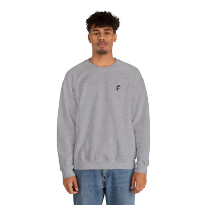 Frenzy - Unisex Crewneck Sweatshirt with Black Logo - Cosy Everyday Wear. - Fitness Frenzy