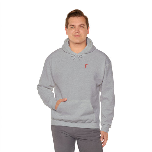 Frenzy Logo Hoodie for Everyday Comfort - Red Logo. - Fitness Frenzy