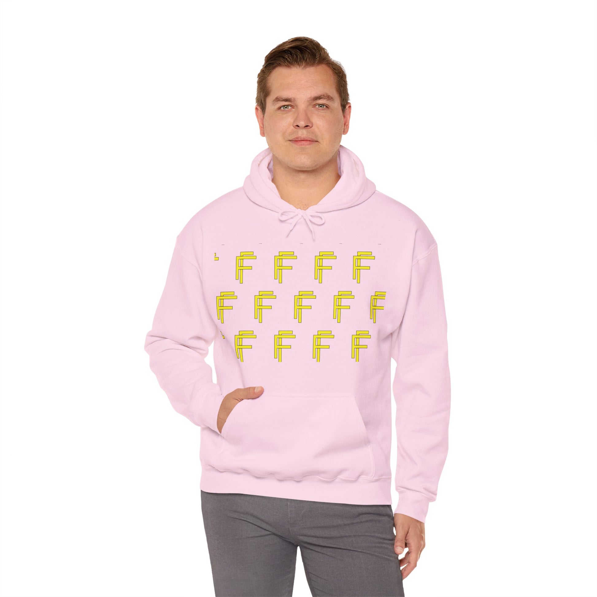 Frenzy 'F' Crazy Unisex Heavy Blend™ Hooded Sweatshirt. - Fitness Frenzy