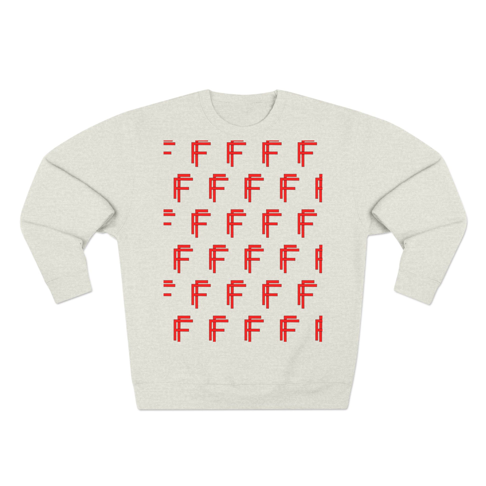Frenzy - Unisex Crew neck Sweatshirt with Bold Red Design. - Fitness Frenzy