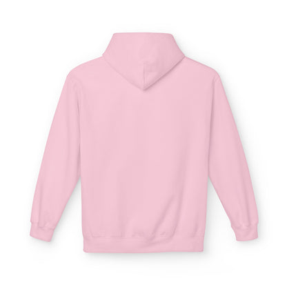 Fitness Frenzy Unisex Fleece Hoodie with Black Logo - Softstyle Comfort for Everyone. - Fitness Frenzy