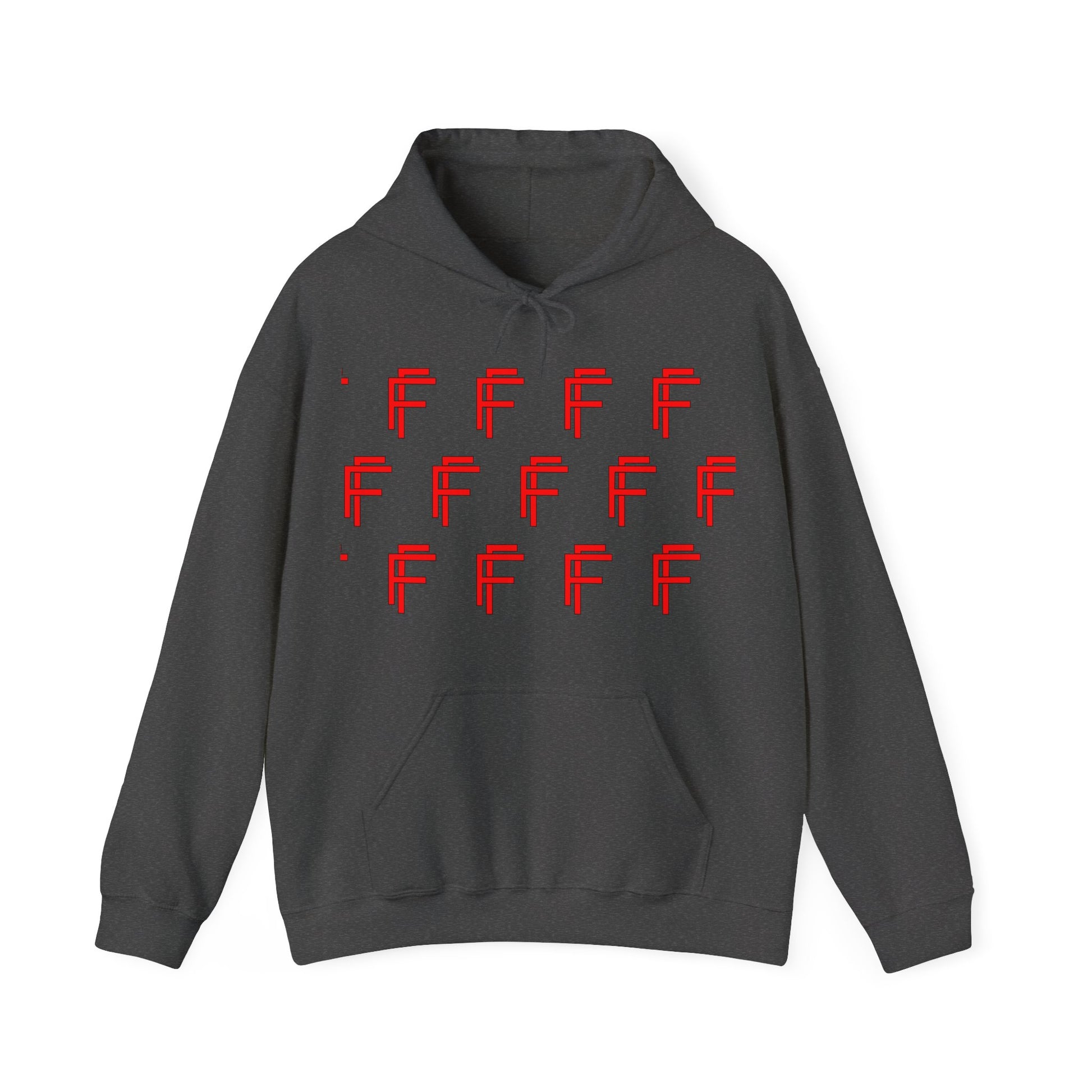 Frenzy Unisex Hoodie - Stylish Heavy Blend Sweatshirt with 'F' Design. - Fitness Frenzy