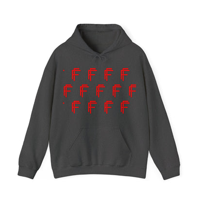 Frenzy Unisex Hoodie - Stylish Heavy Blend Sweatshirt with 'F' Design. - Fitness Frenzy
