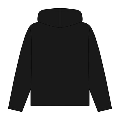 Frenzy - Women's Organic Relaxed Fit Hoodie with White Logo. - Fitness Frenzy