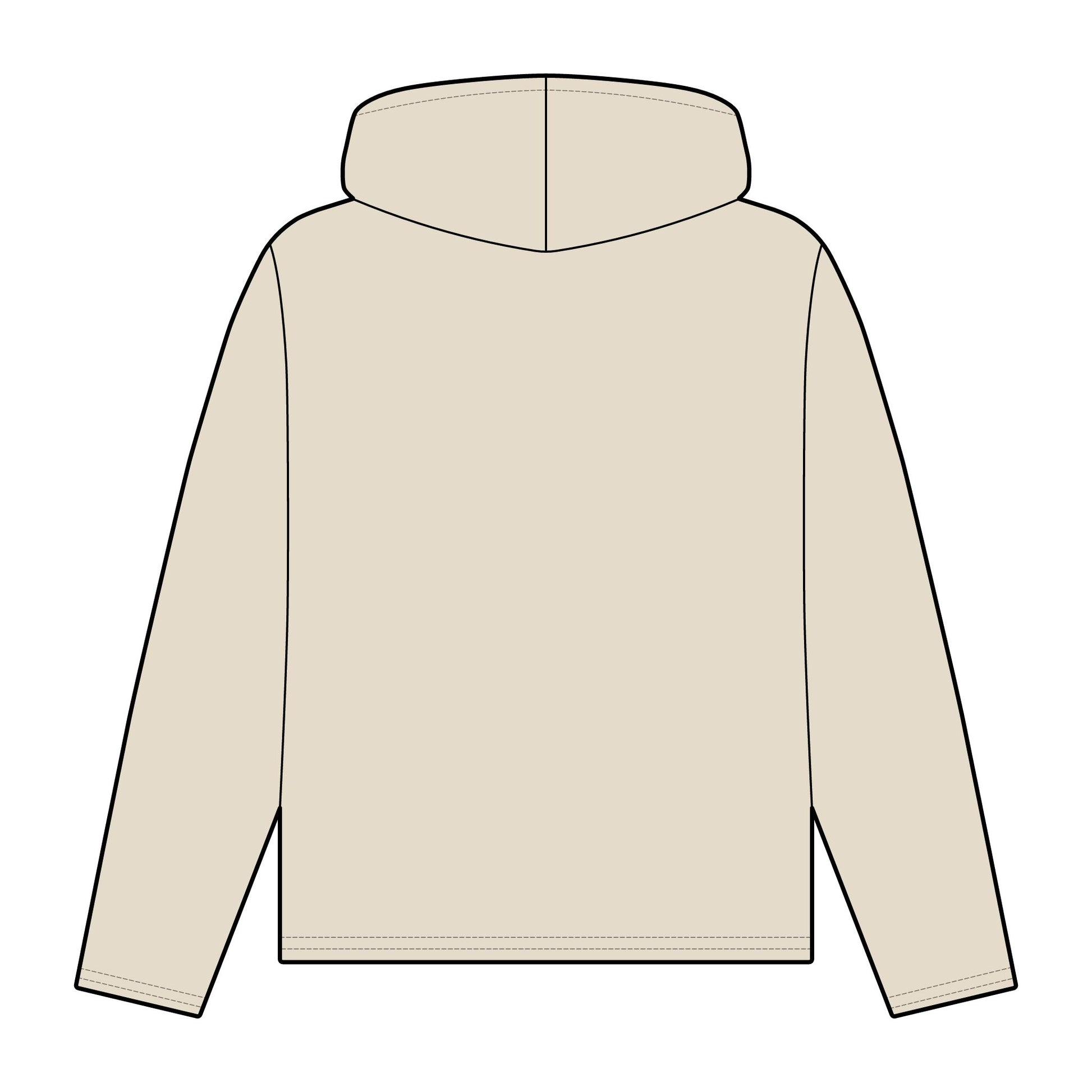 Frenzy - Women's Organic Relaxed Fit Hoodie with White Logo. - Fitness Frenzy