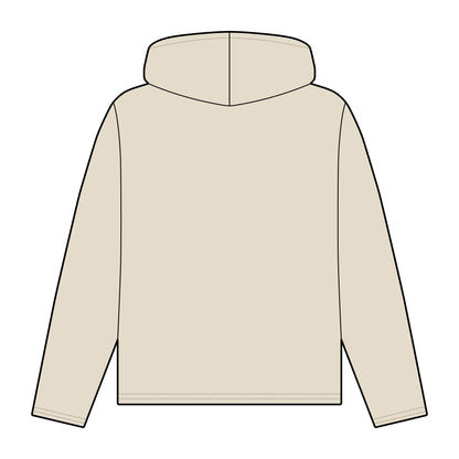 Frenzy - Women's Organic Relaxed Fit Hoodie with White Logo. - Fitness Frenzy