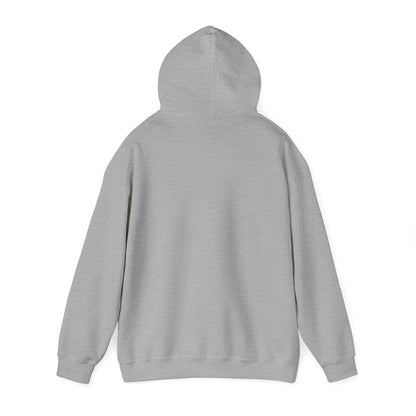 Frenzy Graphic Hoodie with Red Accent - Cosy Unisex Heavy Blend Apparel. - Fitness Frenzy