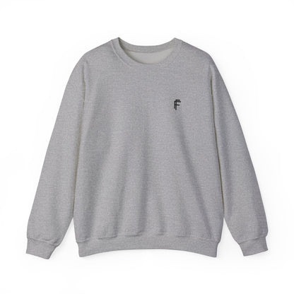 Frenzy - Unisex Crewneck Sweatshirt with Black Logo - Cosy Everyday Wear. - Fitness Frenzy