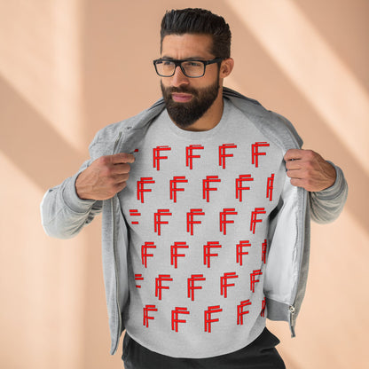 Frenzy - Unisex Crew neck Sweatshirt with Bold Red Design. - Fitness Frenzy