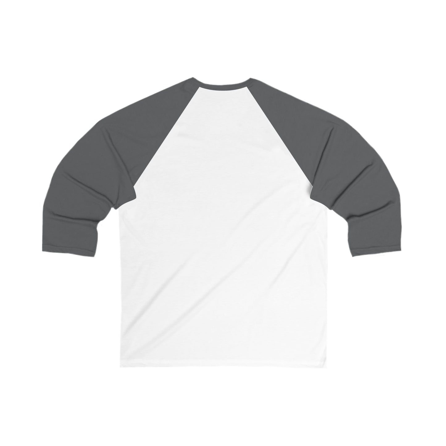 Frenzy - Unisex 3/4 Sleeve Baseball Tee with Black Logo. - Fitness Frenzy