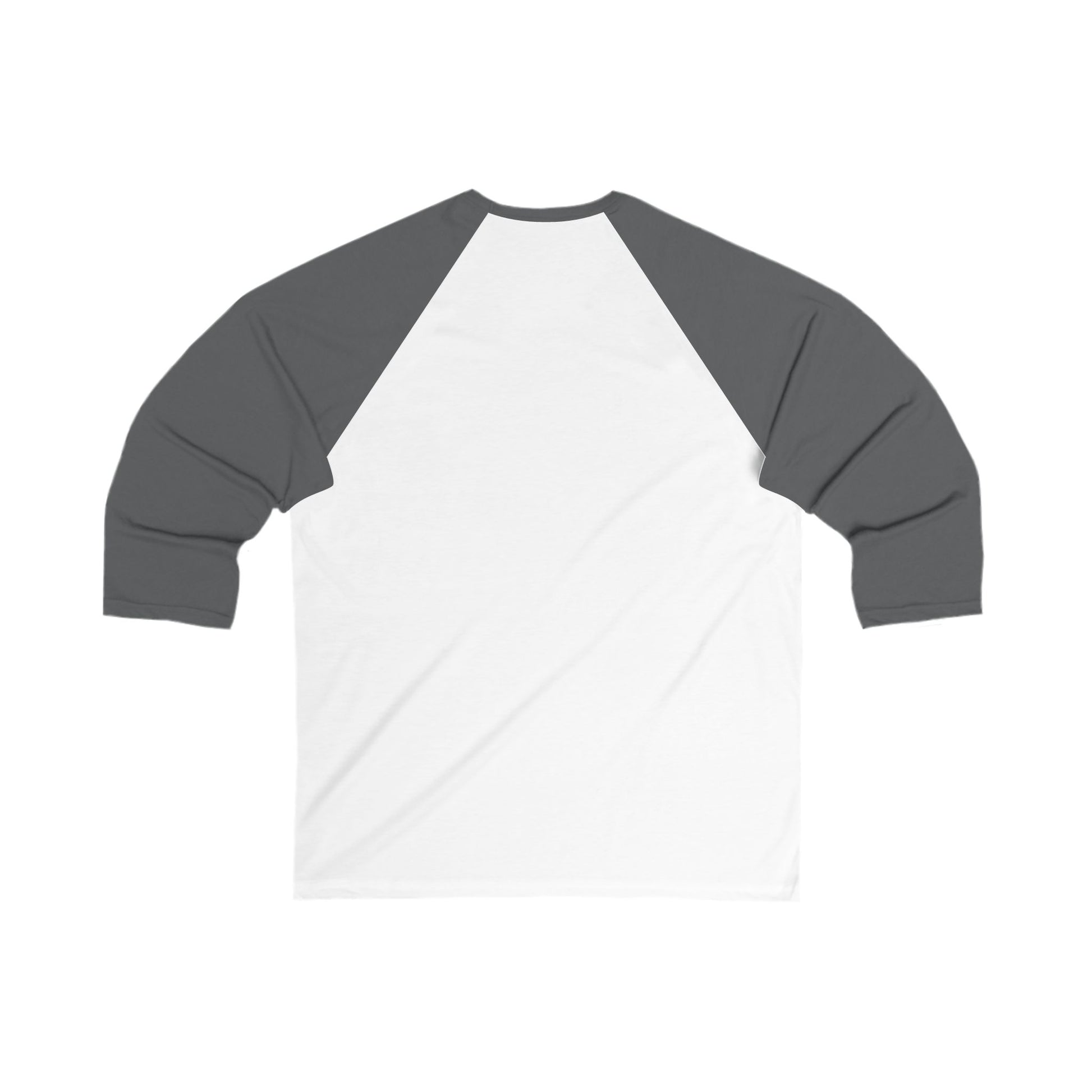Frenzy - Unisex 3/4 Sleeve Baseball Tee with Black Logo. - Fitness Frenzy