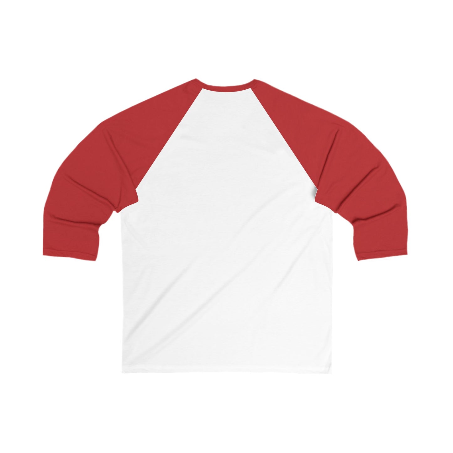 Frenzy - Unisex 3/4 Sleeve Baseball Tee with Black Logo. - Fitness Frenzy