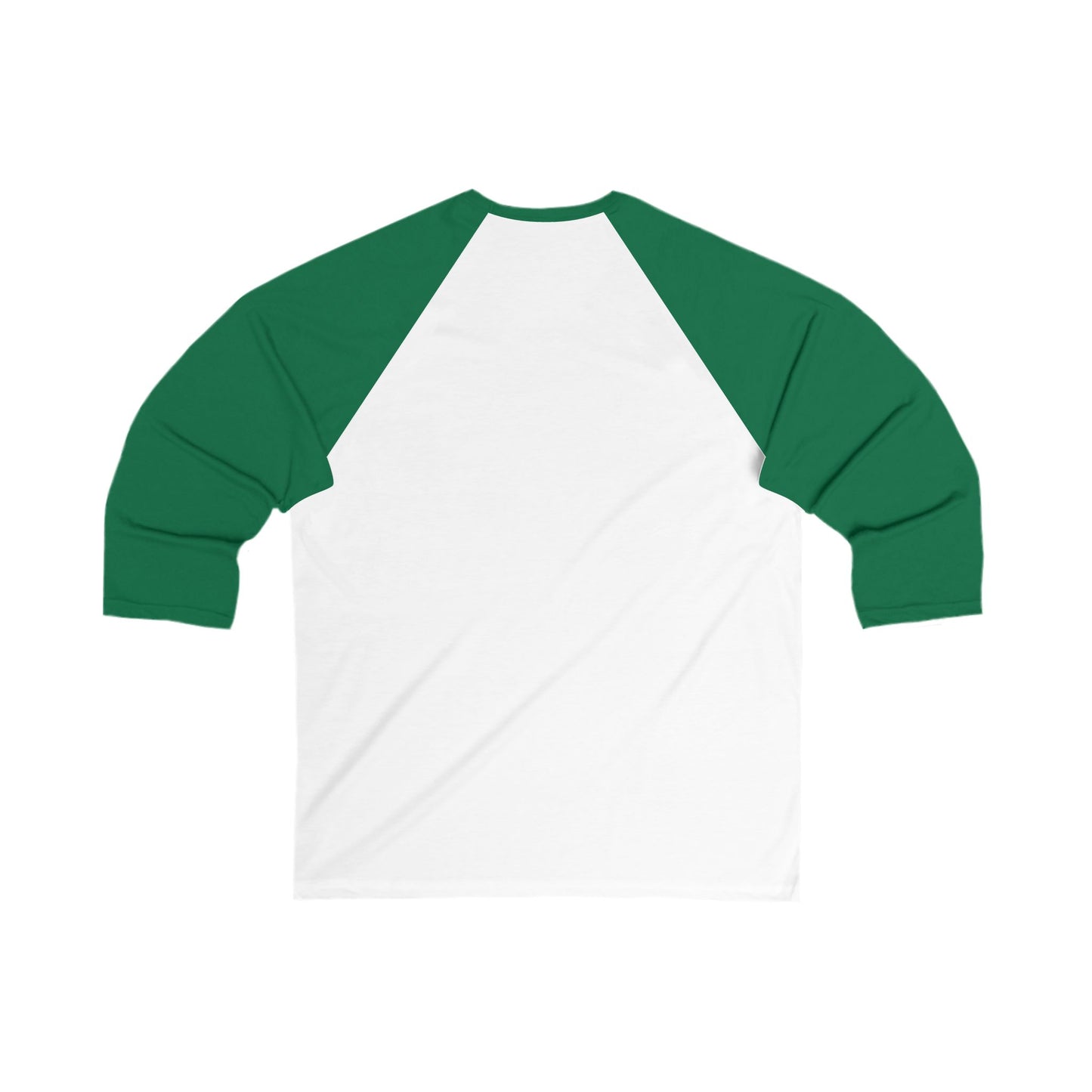 Frenzy - Unisex 3/4 Sleeve Baseball Tee with Black Logo. - Fitness Frenzy