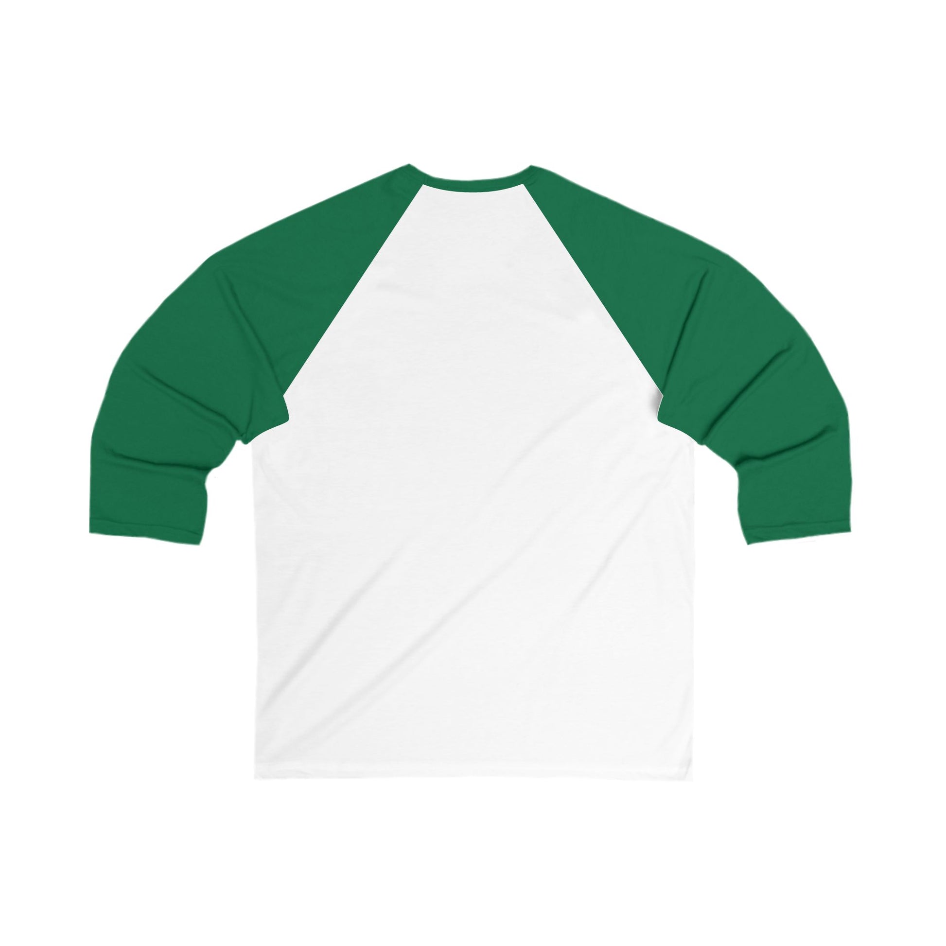 Frenzy - Unisex 3/4 Sleeve Baseball Tee with Black Logo. - Fitness Frenzy