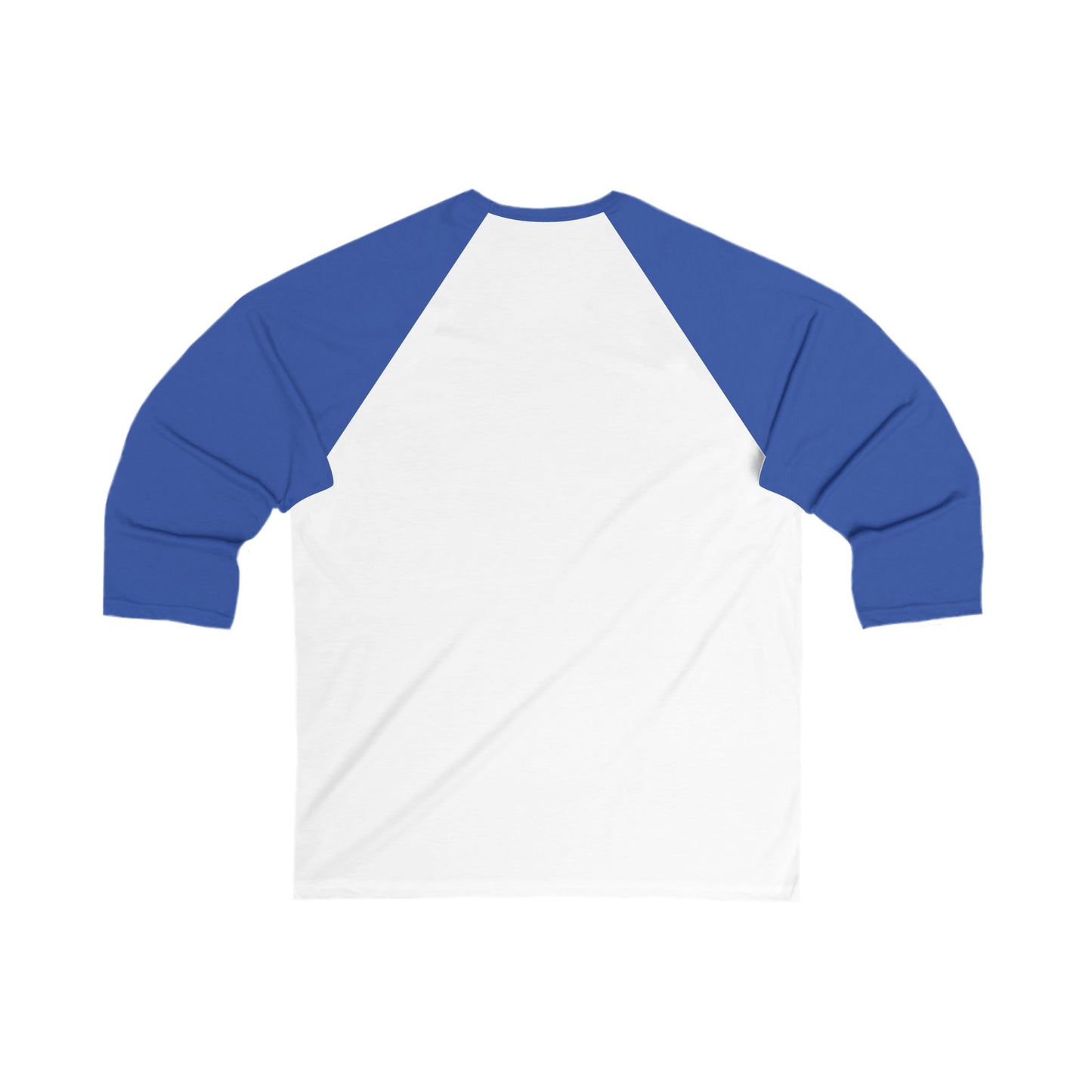 Frenzy - Unisex 3/4 Sleeve Baseball Tee with Black Logo. - Fitness Frenzy