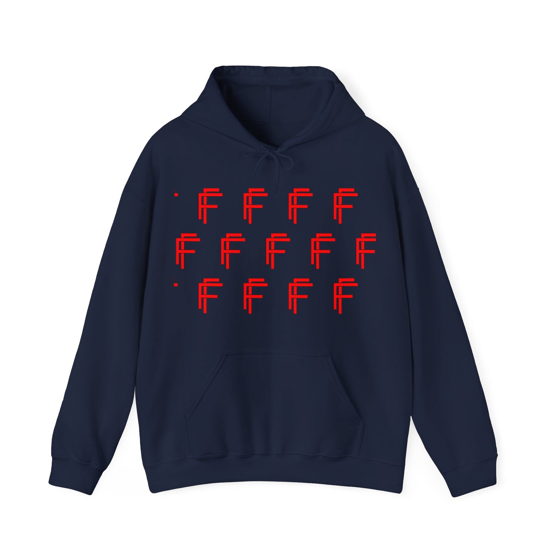 Frenzy Unisex Hoodie - Stylish Heavy Blend Sweatshirt with 'F' Design. - Fitness Frenzy
