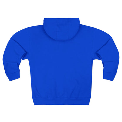 Frenzy - Cozy Unisex Zip Hoodie with Red Logo - Perfect for Everyday Comfort - Fitness Frenzy