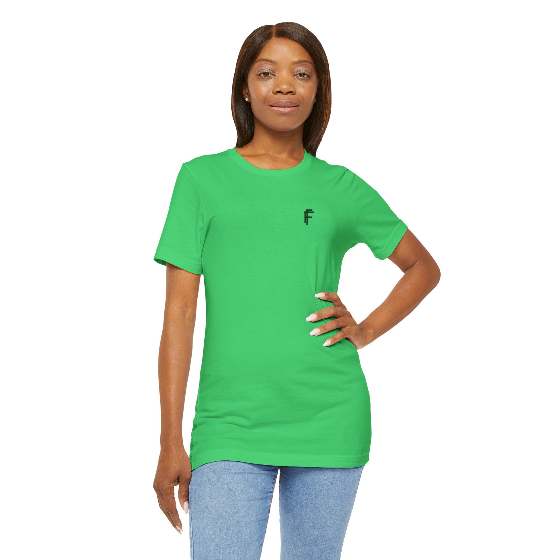 Every Day T Unisex Jersey Tee with Black Logo. - Fitness Frenzy