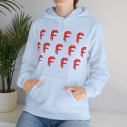 Frenzy Unisex Hoodie - Stylish Heavy Blend Sweatshirt with 'F' Design. - Fitness Frenzy