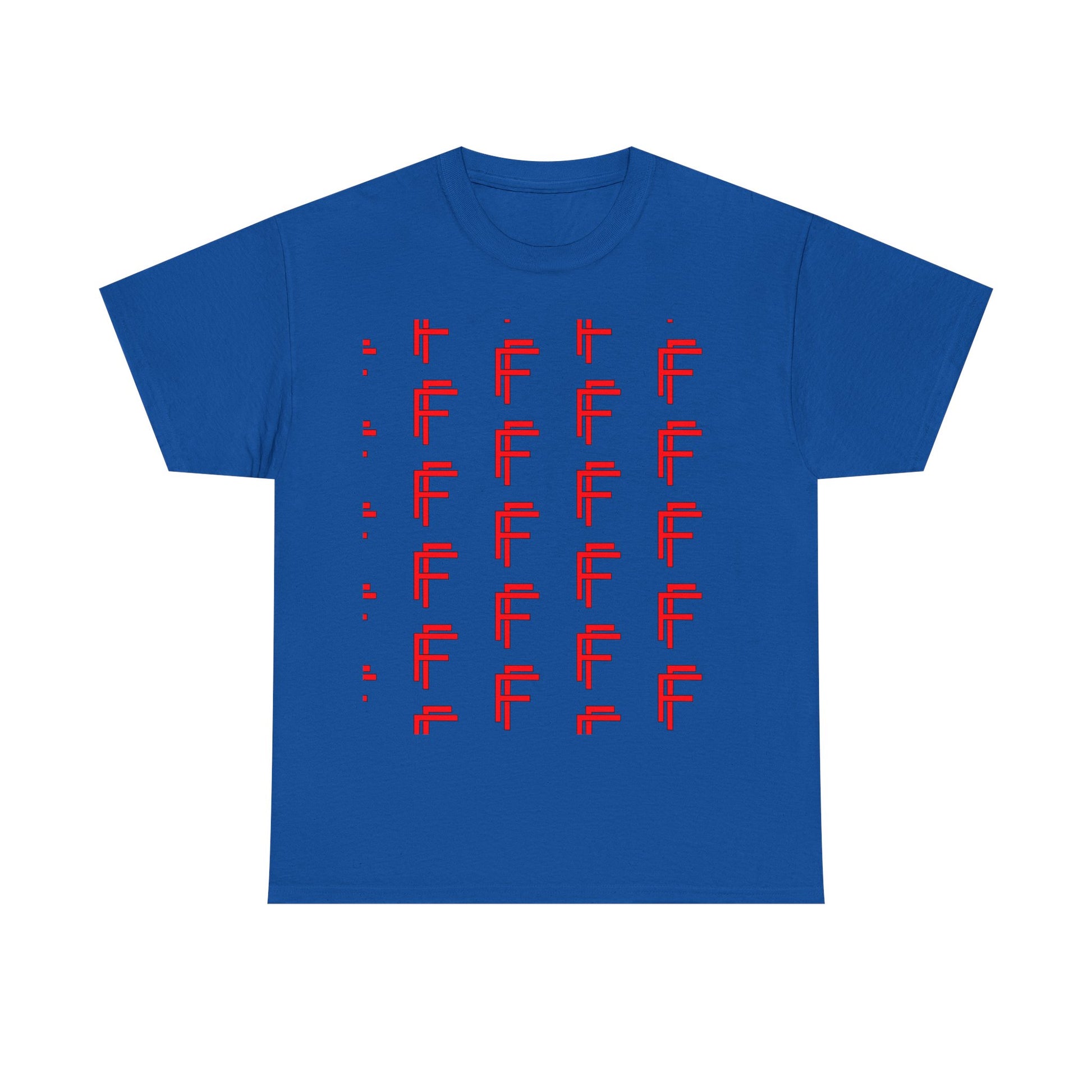 Frenzy Graphic Unisex Heavy Cotton Tee with Bold Red Design. - Fitness Frenzy