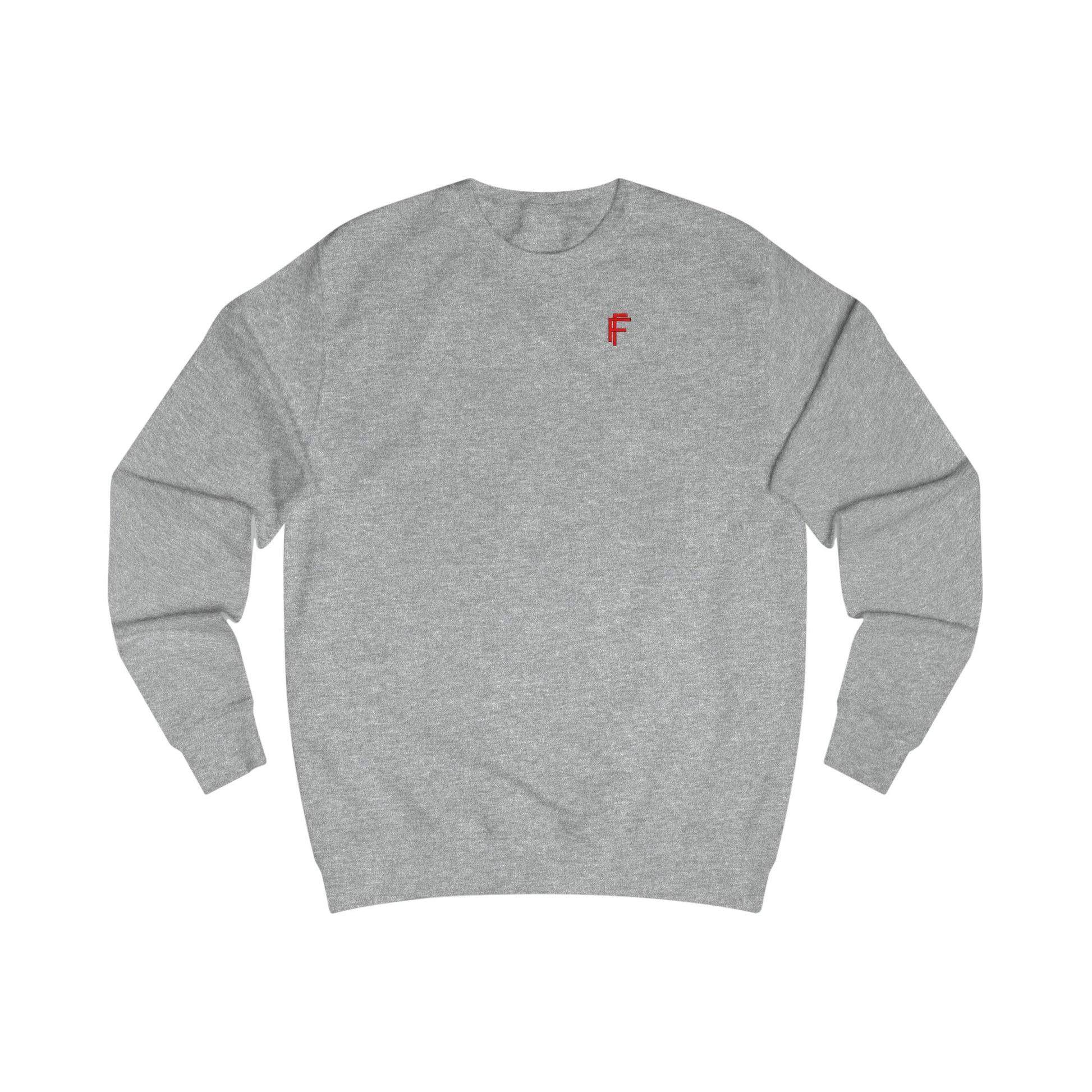 FRENZY Unisex Sweatshirt with Red Logo. - Fitness Frenzy