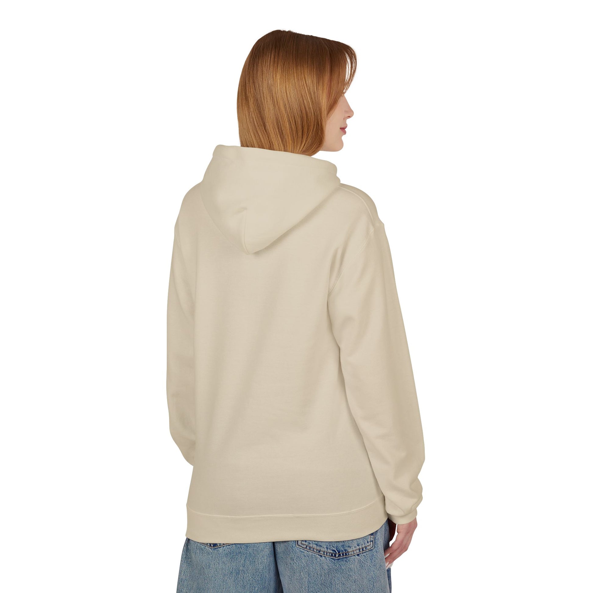 Fitness Frenzy Unisex Fleece Hoodie with Black Logo - Softstyle Comfort for Everyone. - Fitness Frenzy