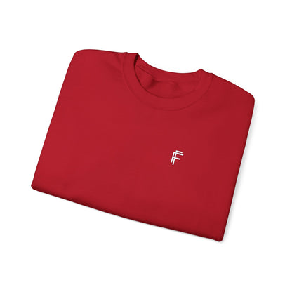Frenzy Unisex Heavy Blend™ Crewneck Sweatshirt with White Logo. - Fitness Frenzy