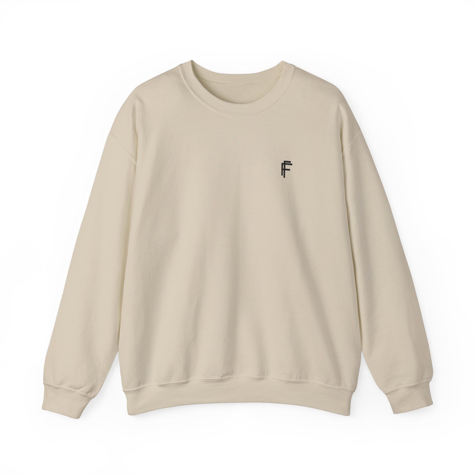 Frenzy - Unisex Crewneck Sweatshirt with Black Logo - Cosy Everyday Wear. - Fitness Frenzy