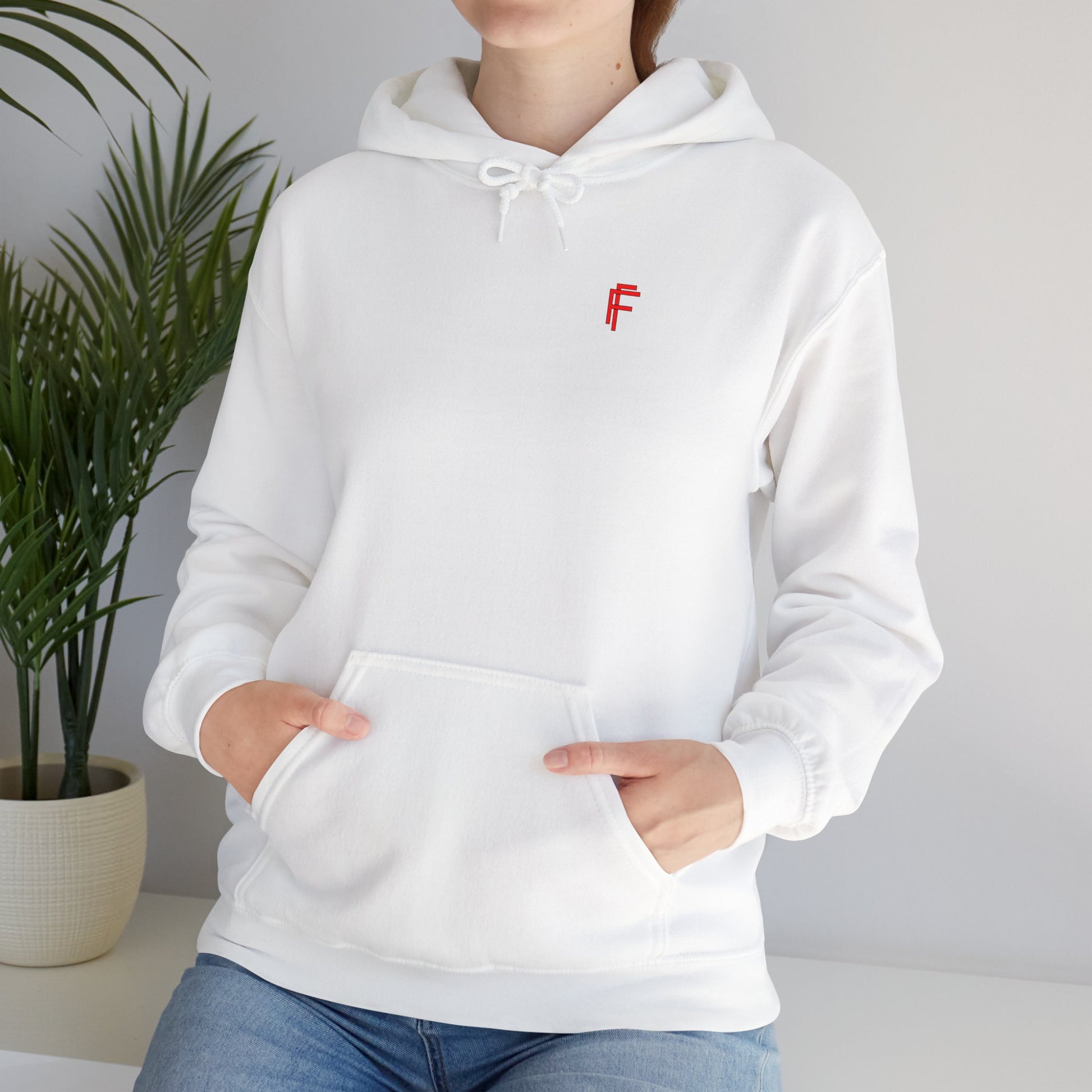 Frenzy Logo Hoodie for Everyday Comfort - Red Logo. - Fitness Frenzy