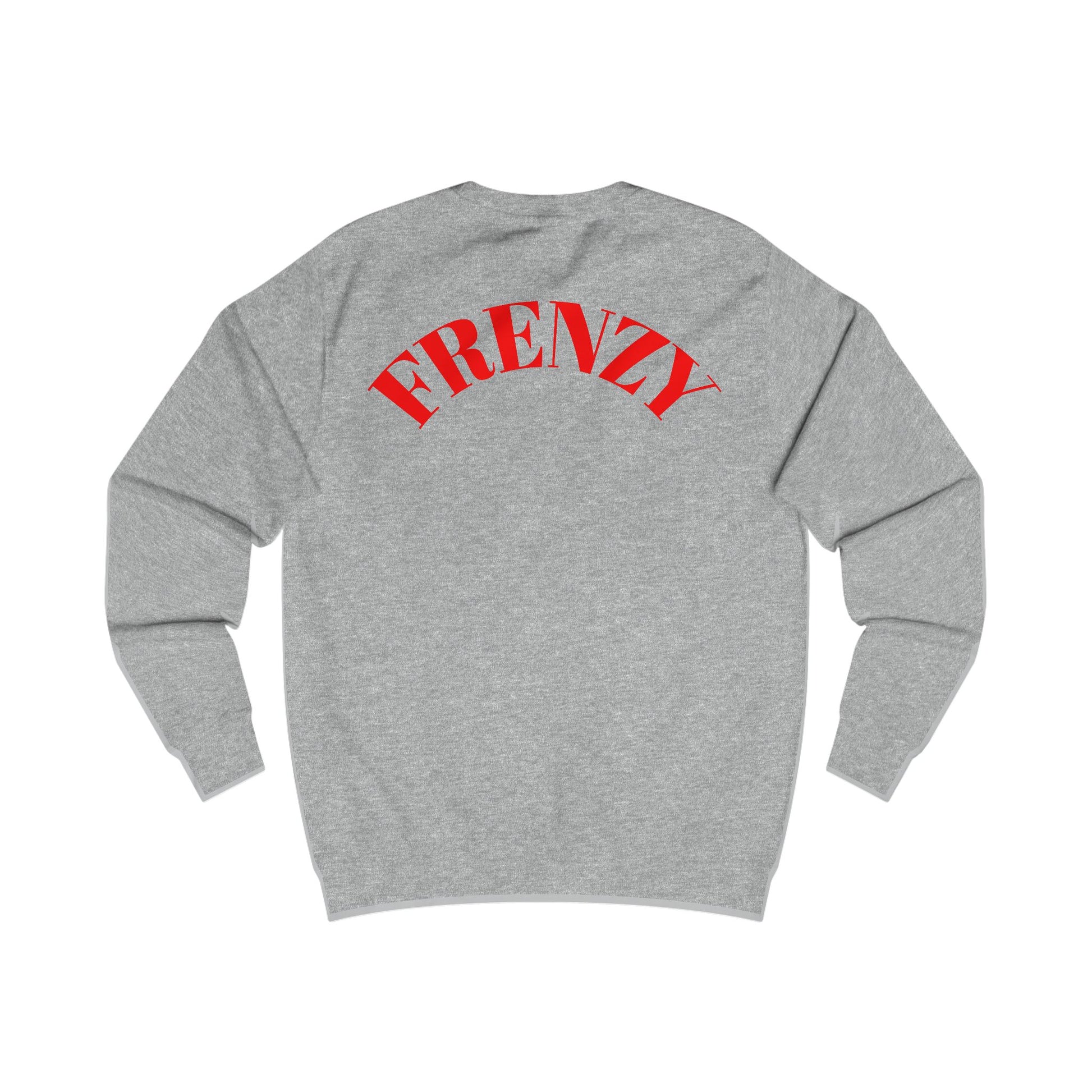 FRENZY Unisex Sweatshirt with Red Logo. - Fitness Frenzy