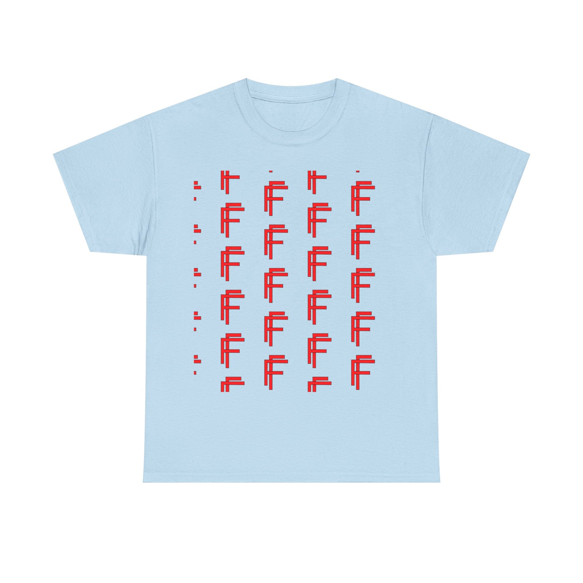 Frenzy Graphic Unisex Heavy Cotton Tee with Bold Red Design. - Fitness Frenzy