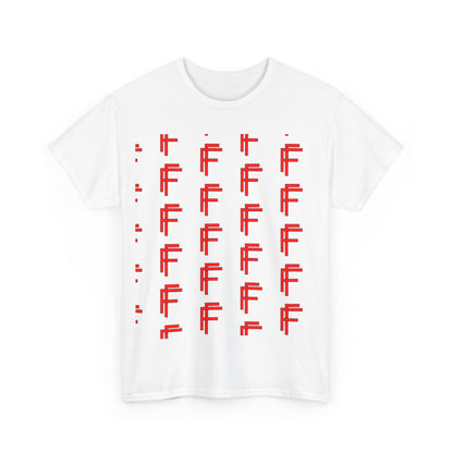 Frenzy Graphic Unisex Heavy Cotton Tee with Bold Red Design. - Fitness Frenzy