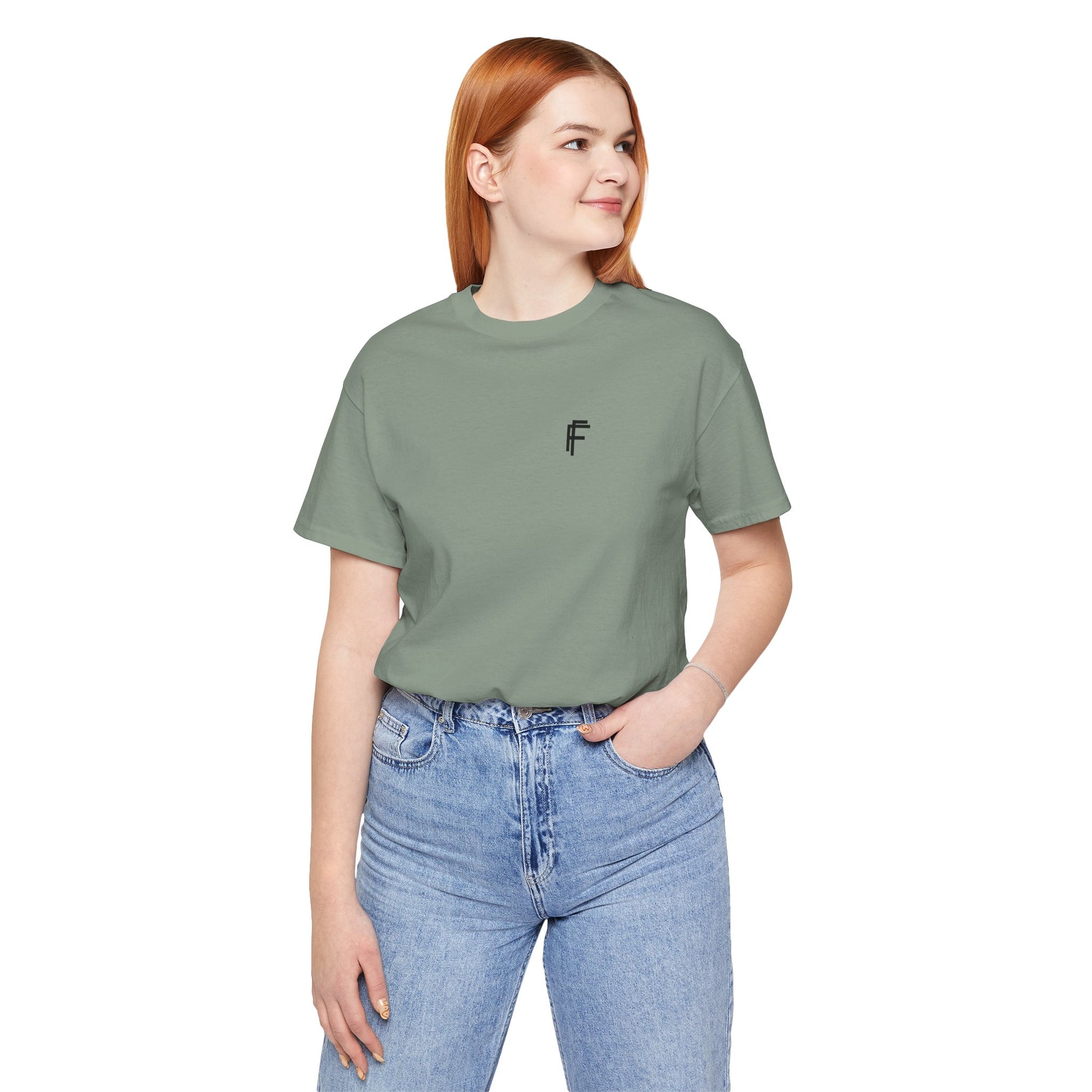 Every Day T Unisex Jersey Tee with Black Logo. - Fitness Frenzy