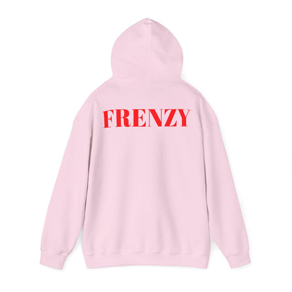 Frenzy Unisex Hoodie - Stylish Heavy Blend Sweatshirt with 'F' Design. - Fitness Frenzy