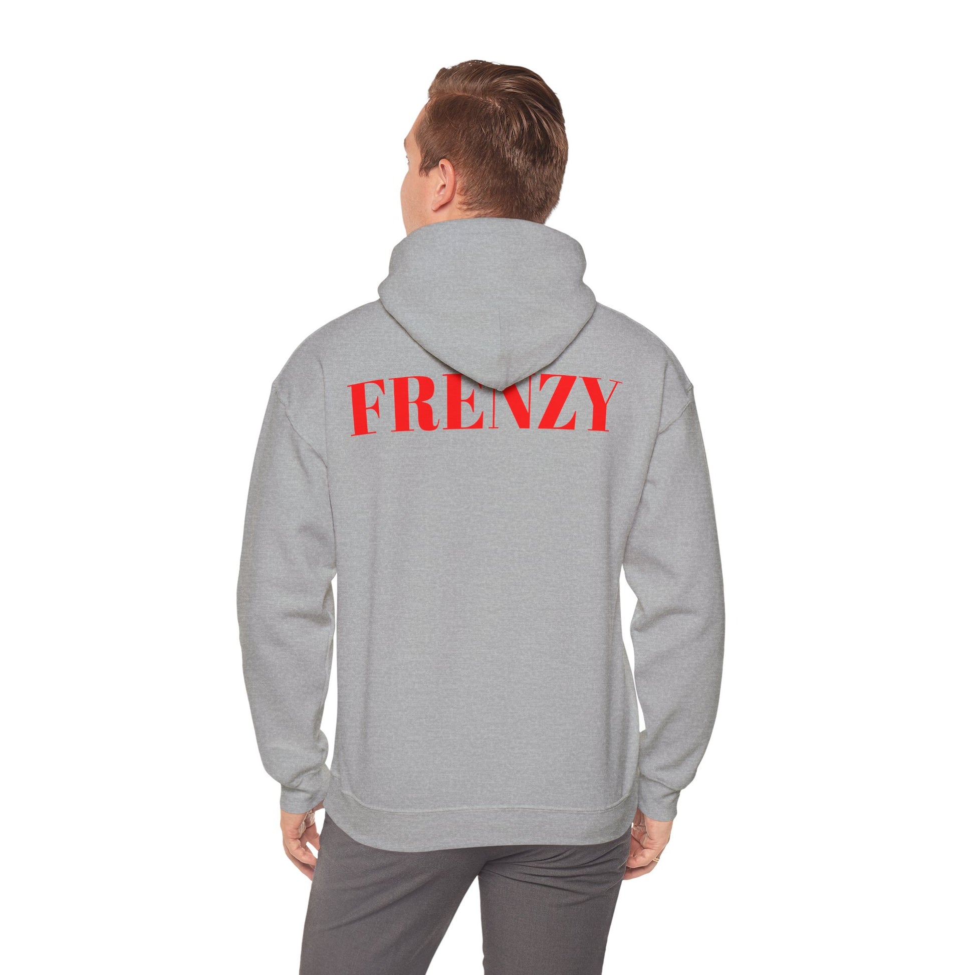 Frenzy Unisex Hoodie - Stylish Heavy Blend Sweatshirt with 'F' Design. - Fitness Frenzy