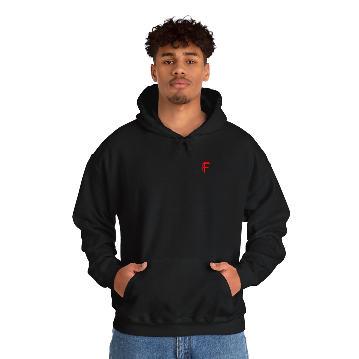 Frenzy Logo Hoodie for Everyday Comfort - Red Logo. - Fitness Frenzy
