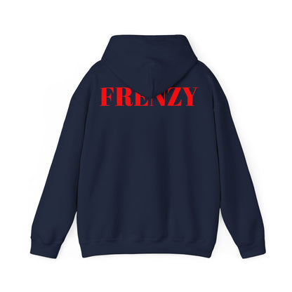 Frenzy Unisex Hoodie - Stylish Heavy Blend Sweatshirt with 'F' Design. - Fitness Frenzy