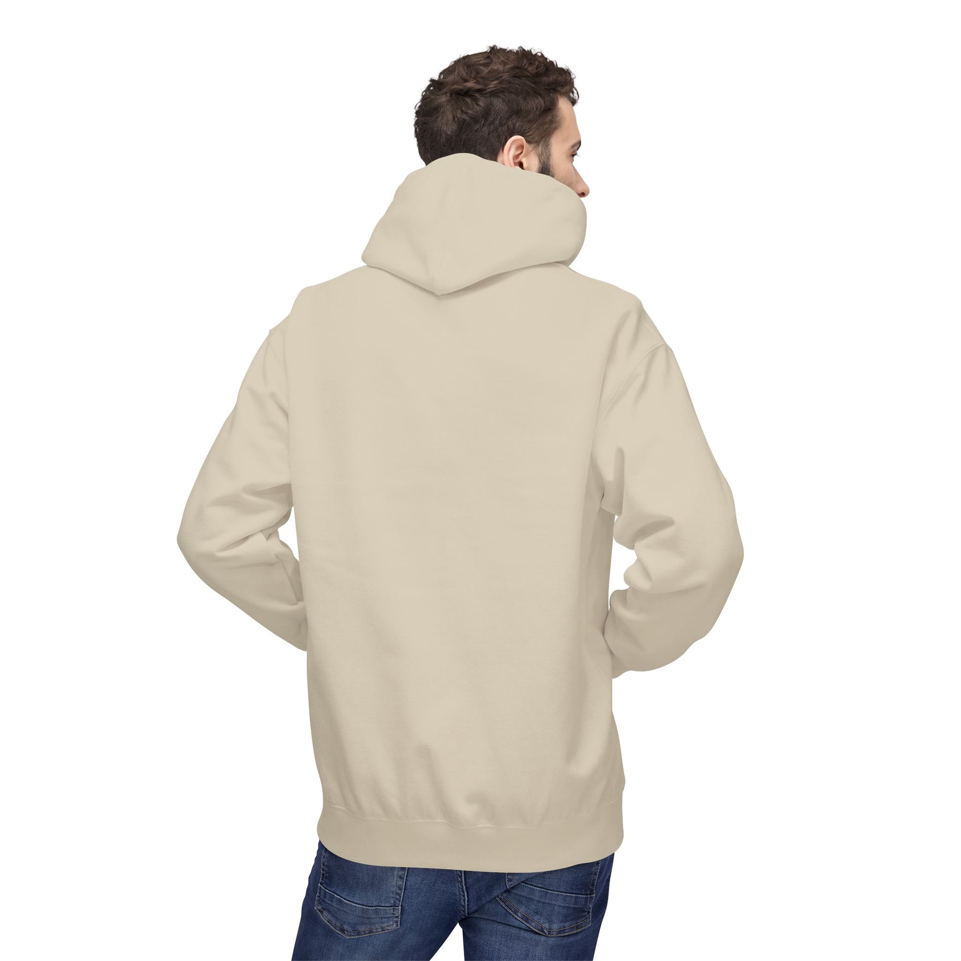Fitness Frenzy Unisex Fleece Hoodie with Black Logo - Softstyle Comfort for Everyone. - Fitness Frenzy