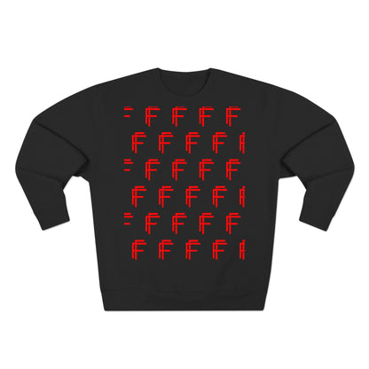 Frenzy - Unisex Crew neck Sweatshirt with Bold Red Design. - Fitness Frenzy
