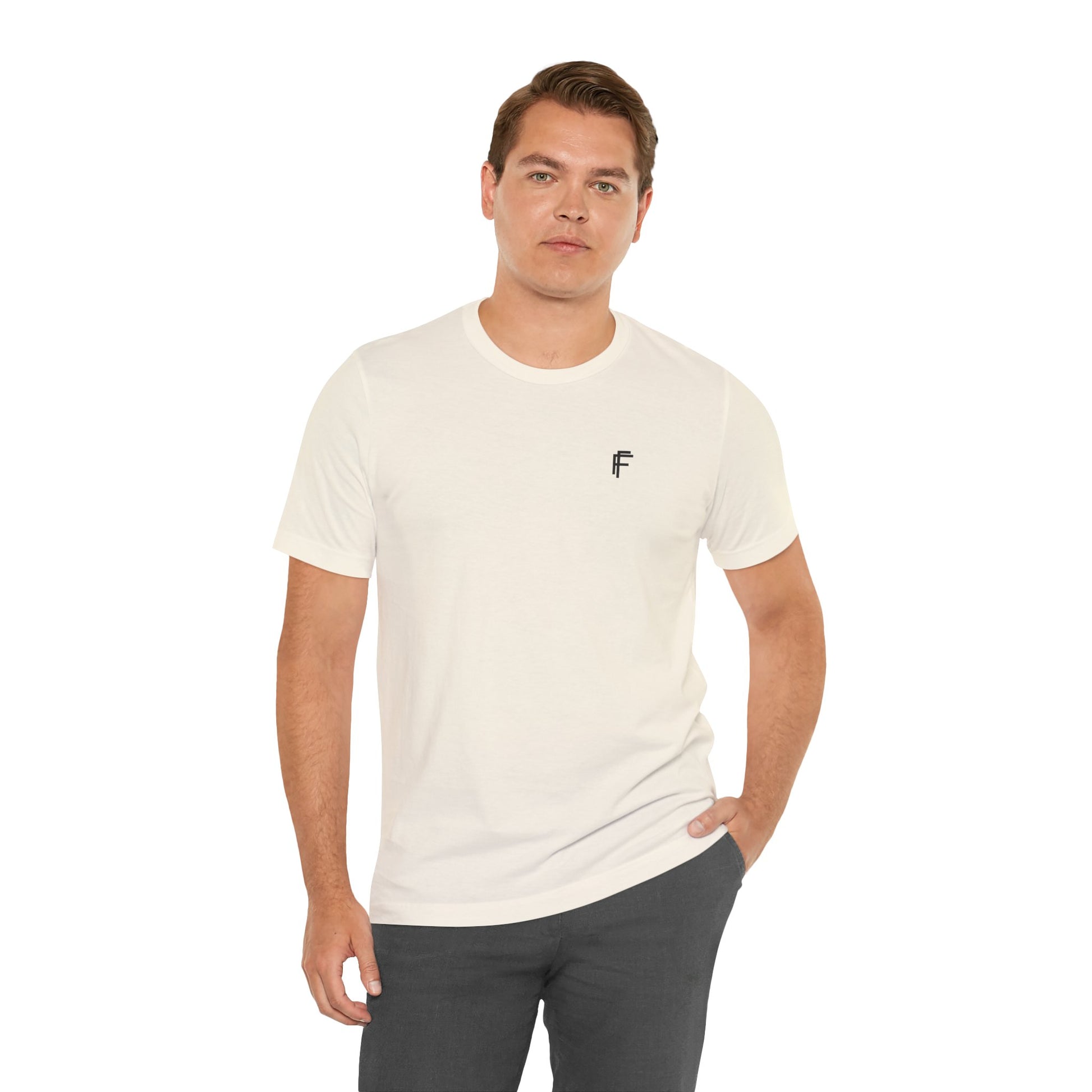 Every Day T Unisex Jersey Tee with Black Logo. - Fitness Frenzy