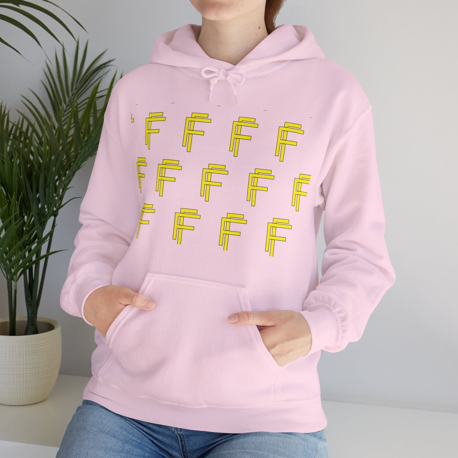 Frenzy 'F' Crazy Unisex Heavy Blend™ Hooded Sweatshirt. - Fitness Frenzy