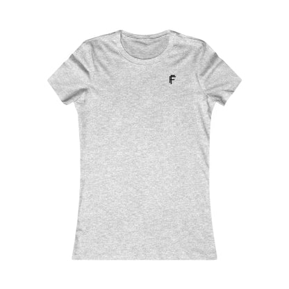 Frenzy - Women's Best Selling Tee with Black Logo. - Fitness Frenzy