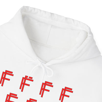 Frenzy Unisex Hoodie - Stylish Heavy Blend Sweatshirt with 'F' Design. - Fitness Frenzy
