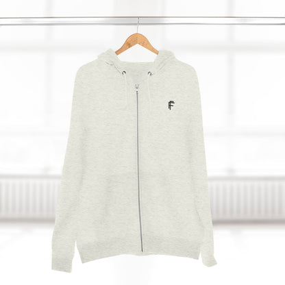 Frenzy - Stylish Unisex Zip Hoodie with Black Logo - Perfect for Comfort & Casual Outings - Fitness Frenzy