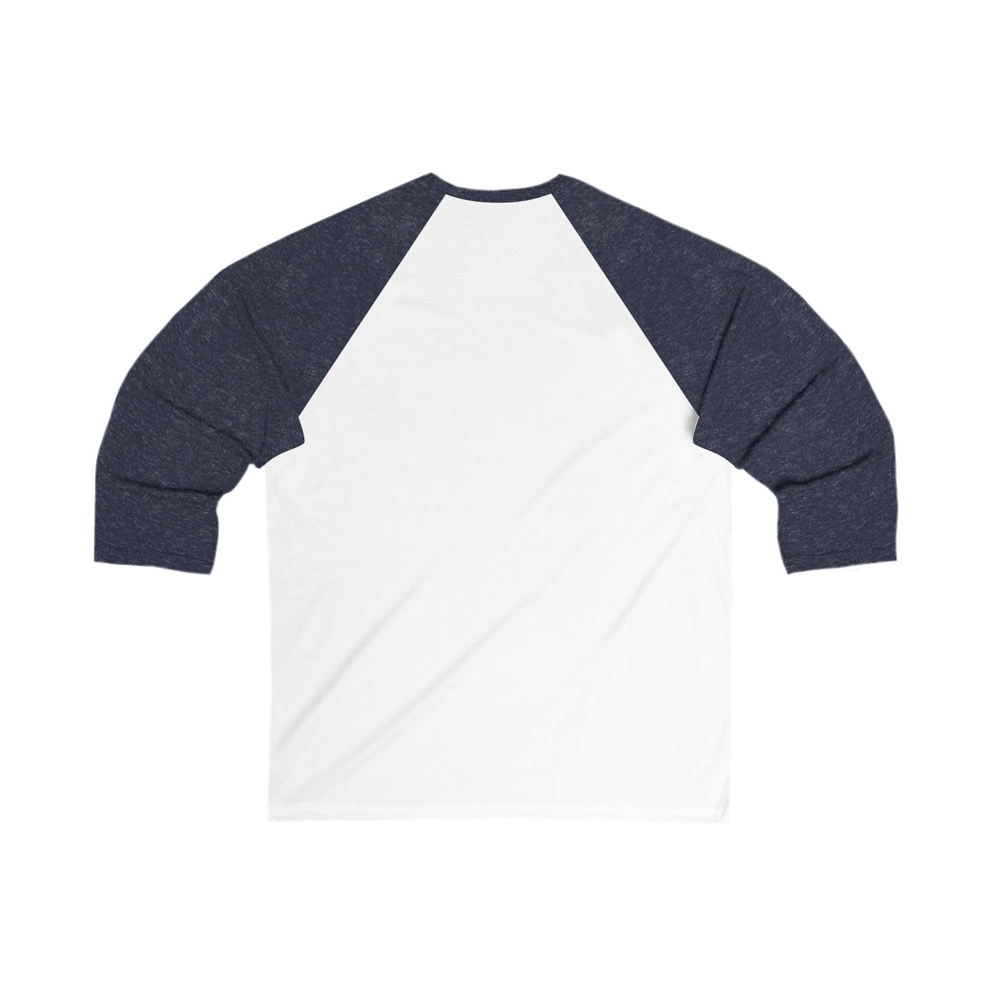 Frenzy - Unisex 3/4 Sleeve Baseball Tee with Black Logo. - Fitness Frenzy
