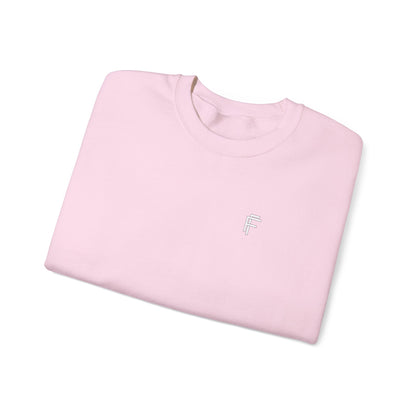 Frenzy Unisex Heavy Blend™ Crewneck Sweatshirt with White Logo. - Fitness Frenzy