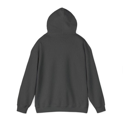 Frenzy Graphic Hoodie with Red Accent - Cosy Unisex Heavy Blend Apparel. - Fitness Frenzy