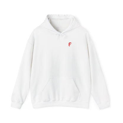 Frenzy Logo Hoodie for Everyday Comfort - Red Logo. - Fitness Frenzy