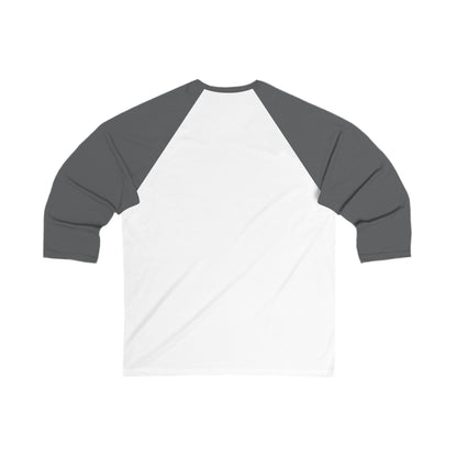 Frenzy - Unisex 3/4 Sleeve Baseball Tee with Red Logo. - Fitness Frenzy